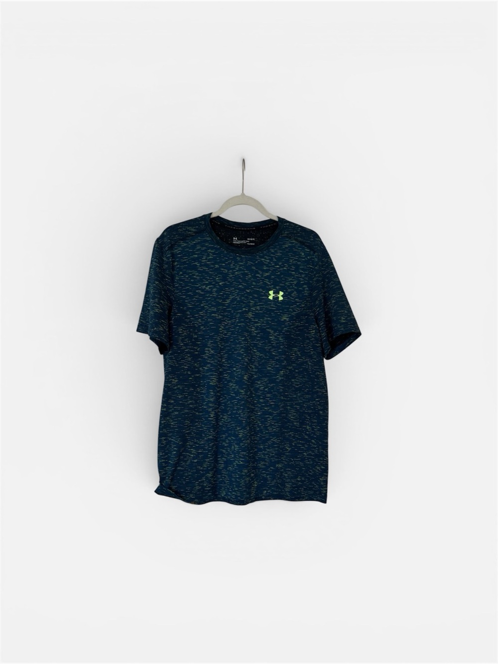 Under Armour Men’s Tech Heathered T-Shirt - Navy/Green